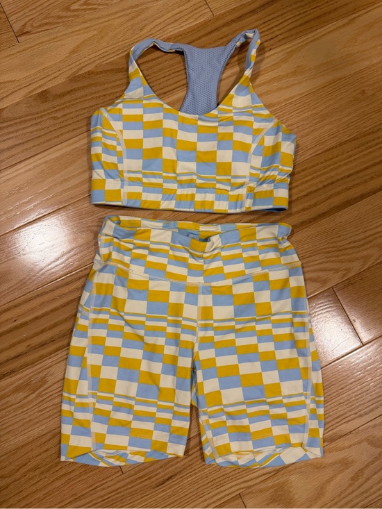 Outdoor Voices Pants - Outdoor Voices Light Blue & Yellow Set
